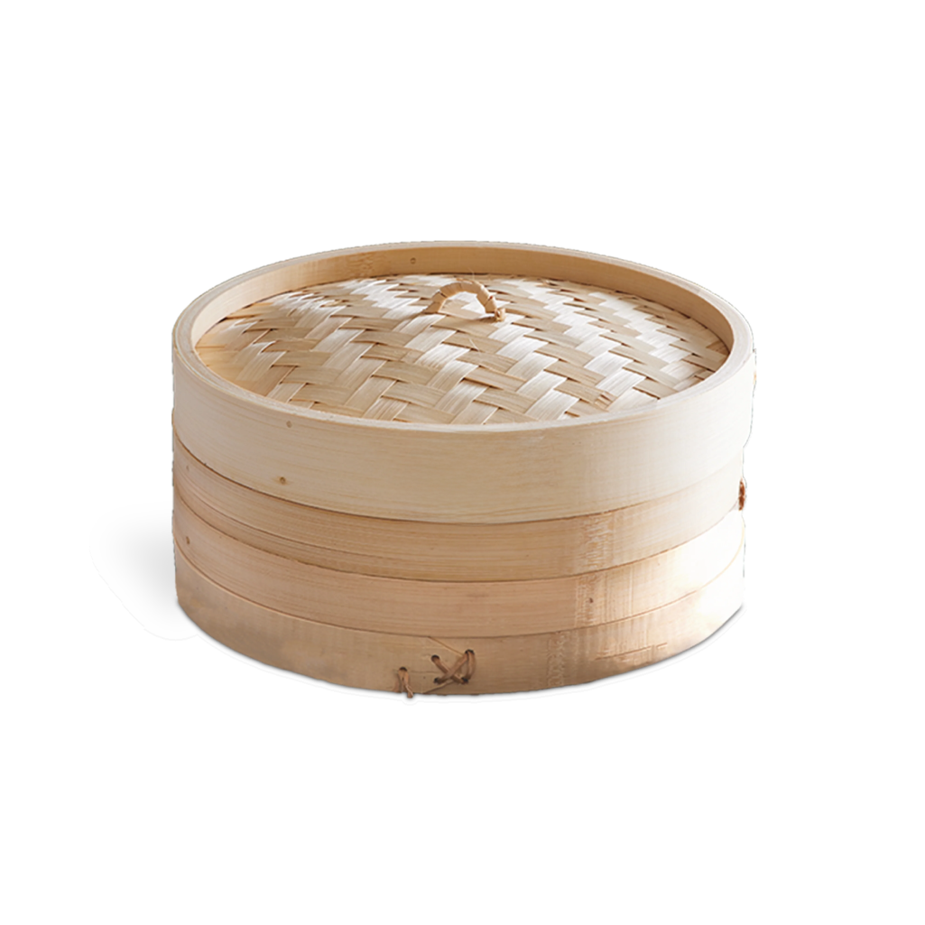 Bamboo steamer basket